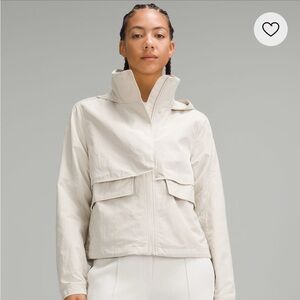 Lululemon Effortless Classic Fit Jacket, Natural Ivory, Size 12